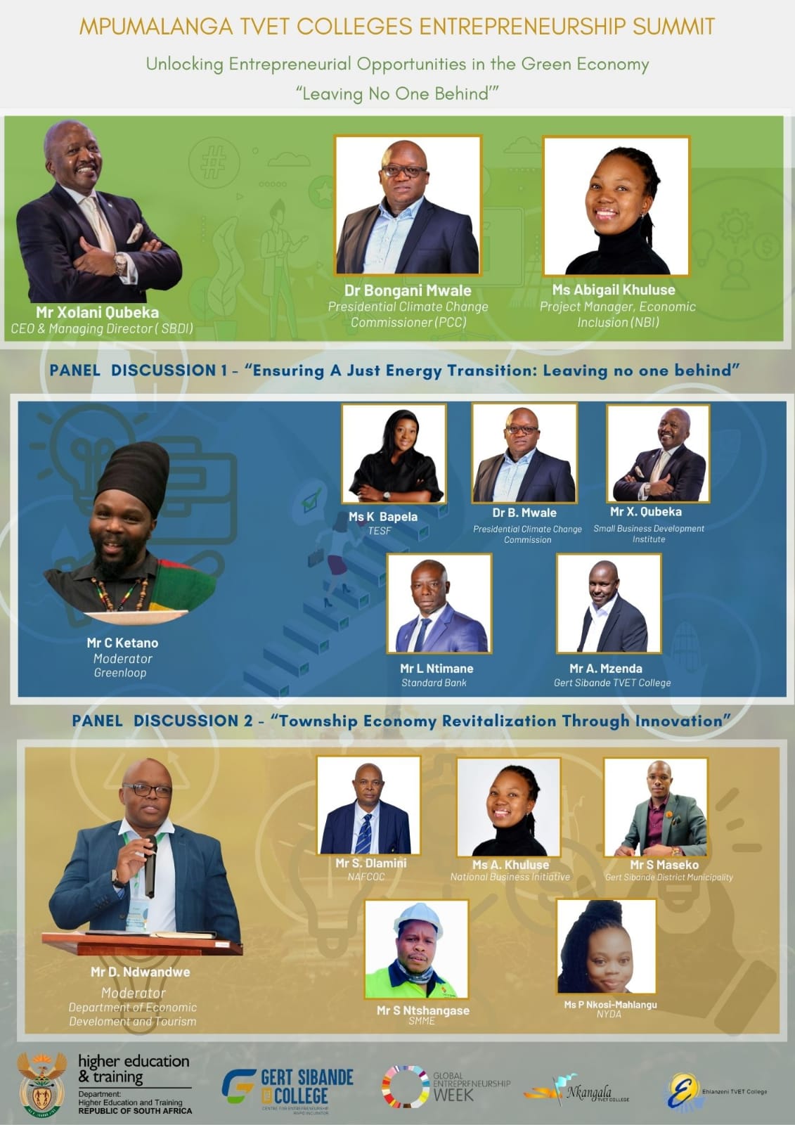 🌱 Mpumalanga TVET Colleges Entrepreneurship Summit 🌱